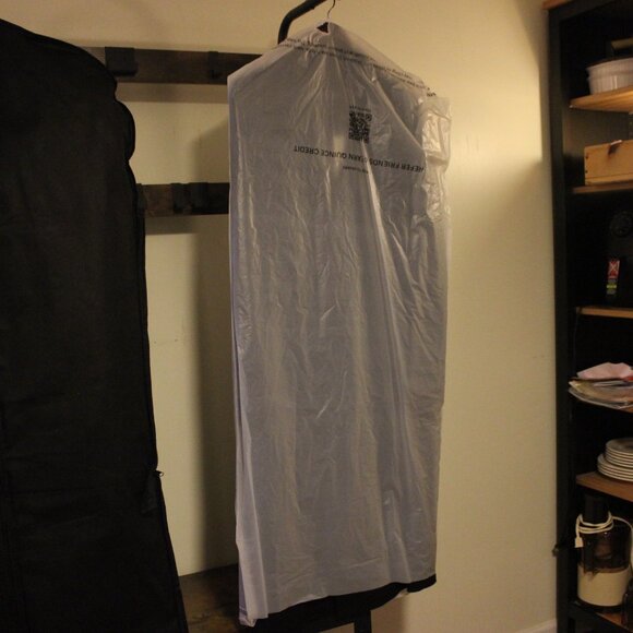 100% Mongolian Cashmere Double-Faced Overcoat -- Size S -- Black - Picture 3 of 13